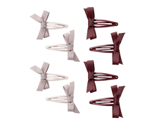 Lil Atelier etherea/peppercorn hair clips (8-pack)